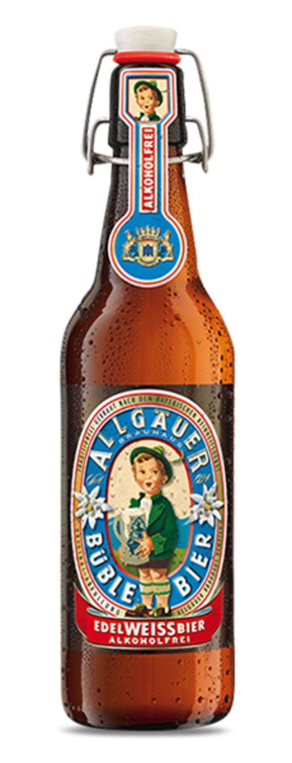 Allgäuer Büble Edelweissbier alkoholfrei