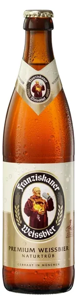 Franziskaner Premium Weissbier naturtrüb