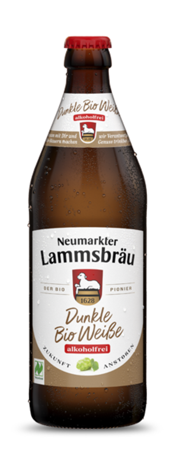 Neumarkter Lammsbräu BIO Dunkle Weiße Alkoholfrei