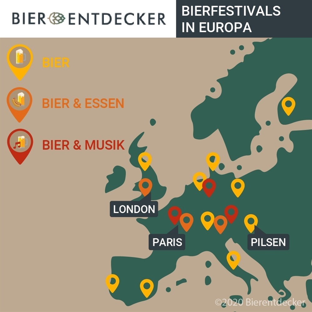 Bierfestivals in Europa