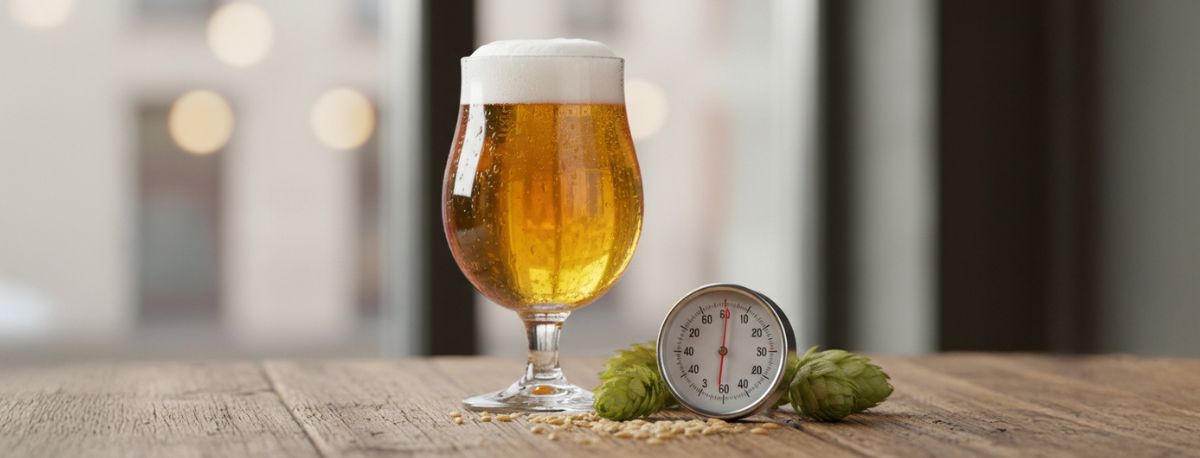 Welche Temperatur passt zu Pils, Weizen, IPA und Stout? Hier finden sich Richtwerte, Tipps zur Lagerung und einfache Tricks für vollen Biergeschmack.
